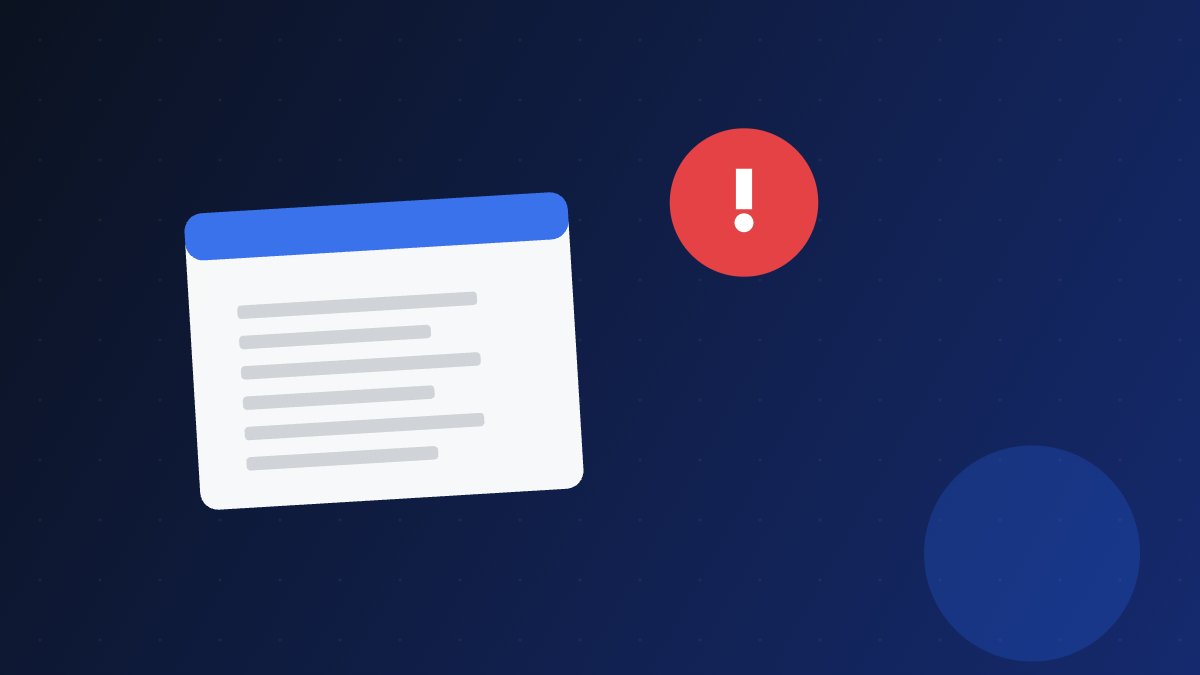 Illustration d'un document numérique bloqué par un badge d'alerte, symbolisant une facture électronique rejetée